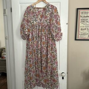 Daughters of India blossom maxi dress